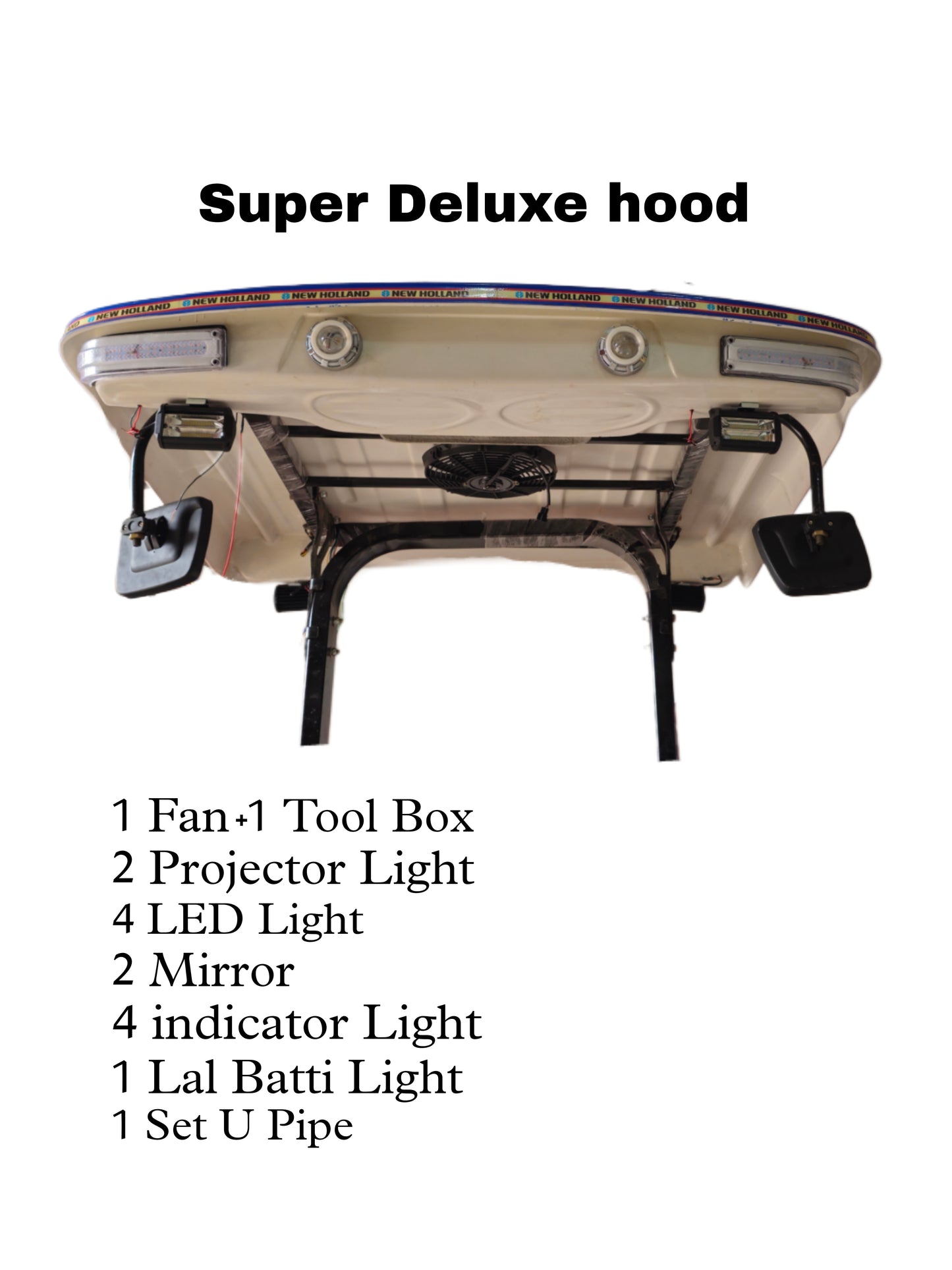 New holland lighting hood
